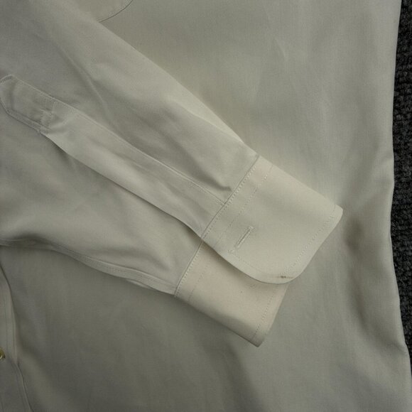 Brooks Brothers Ivory Classic Fit 16.5 33 Non Iron Cotton Button Up Supima Men - Picture 10 of 16